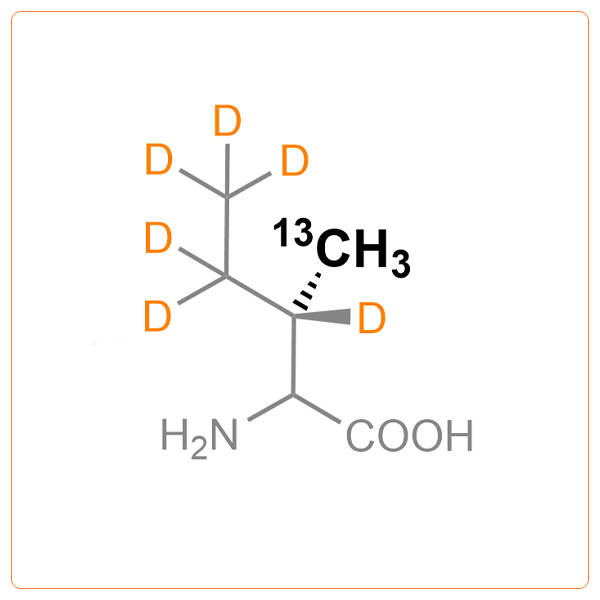 γ-13CH3-d6-Isoleucine