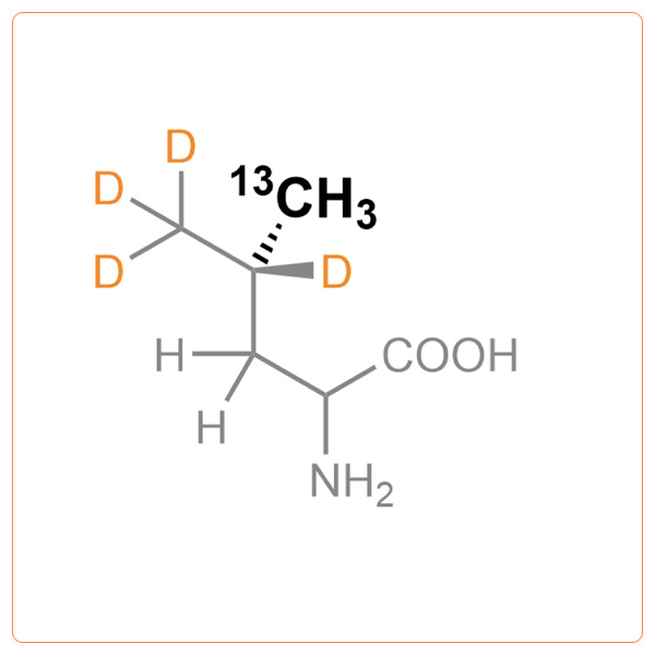 Pro-R-13CH3-d4-Leucine