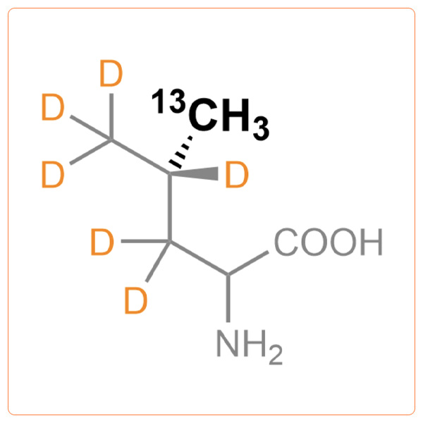 Pro-R-13CH3-d6-Leucine
