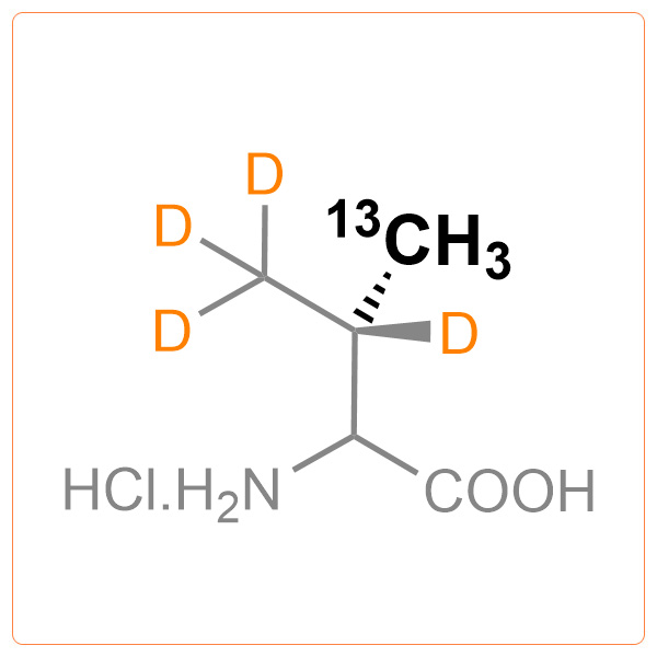 Pro-R-13CH3-d4-L-Valine.HCl